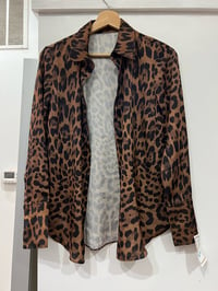 Image 1 of NWT leopard print top
