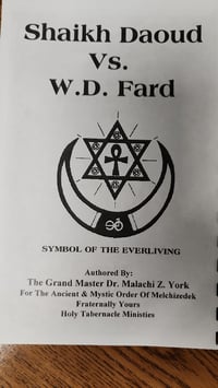 Image 2 of Shaikh Daoud Vs W.D. Fard by Dr. Malachi Z. York