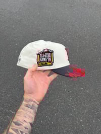 Image 4 of GREY BRIM CORDUROY TRI TONE  BOSTON RED SOX CUSTOM FITTED CAP