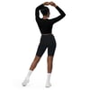 BOSSFITTED long-sleeve crop top