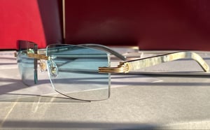 Image of AUTHENTIC CARTIER CT0286O 003 - [MIXED HORN] CUSTOM LENS 007