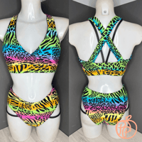 Image 6 of Rainbow Safari - Paige Top & Penelope shorts