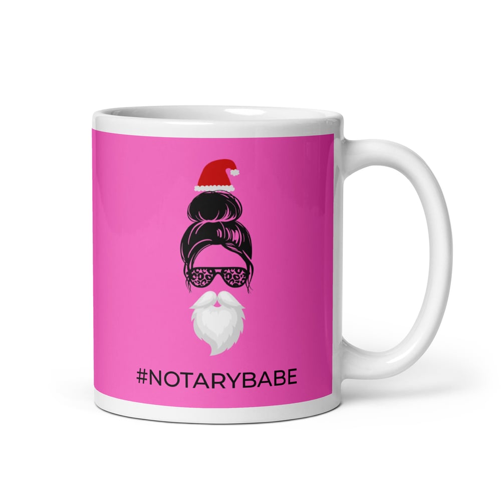 Image of #NOTARYBABE Christmas Mug Limited Edition