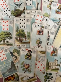Image 2 of Petit Lenormand par Bernard Dondorf, tamponné, Allemagne, XIXème siècle!