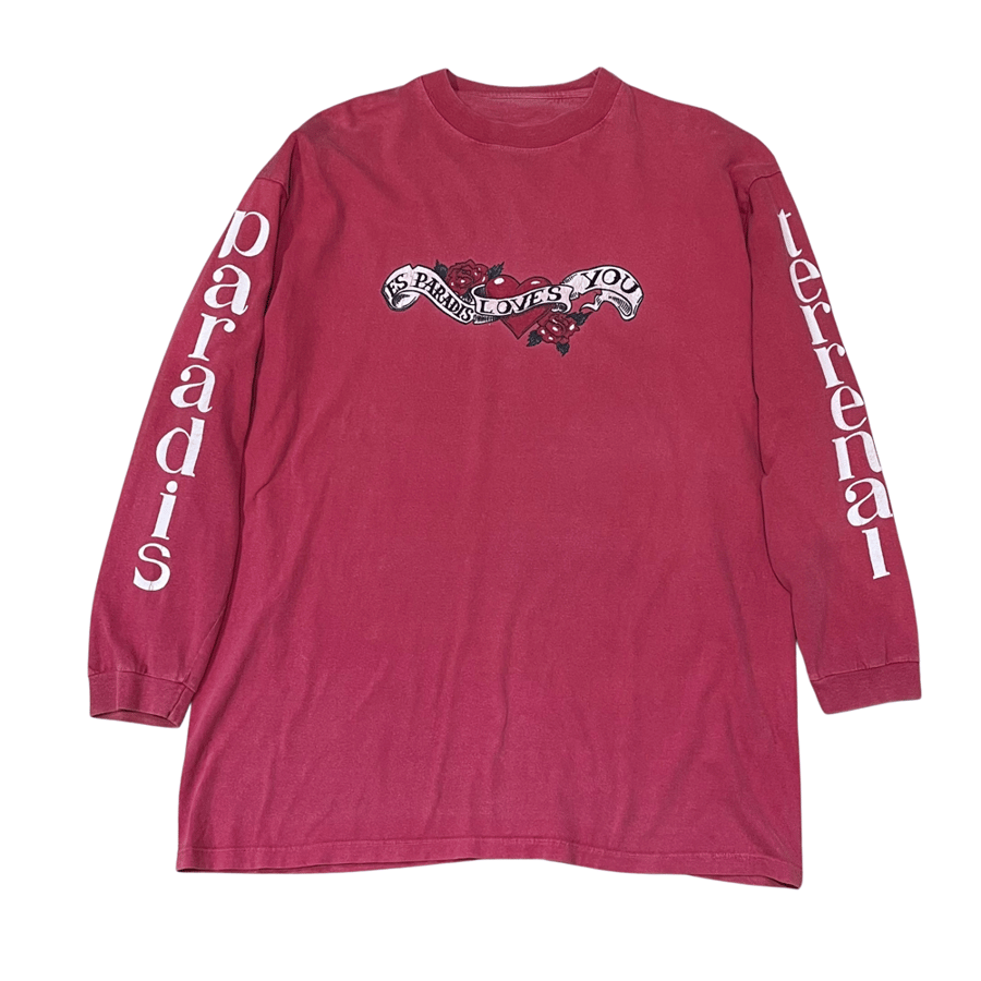 Image of Vintage late 90s Es Paradis Ibiza longsleeve t shirt: Fits XL