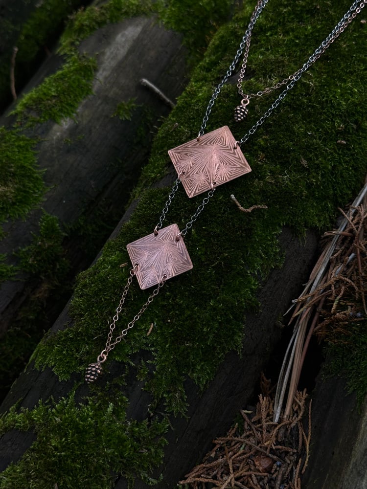 Image of Hand Engraved Pendant and Charm Necklaces