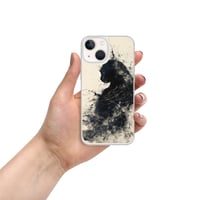 Image 18 of Black Cat On Ivory Clear Case for iPhone®