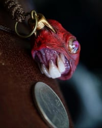Image 14 of Egg of the King Toothy pendant, OOAK,