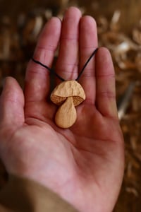 Image 3 of Penny Bun Mushroom Pendant-
