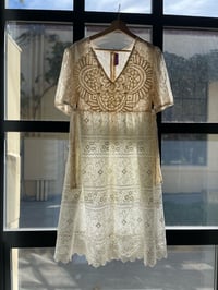Image 3 of Cream Vintage Lace Collections Dress