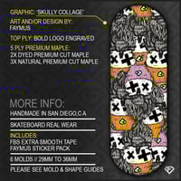 Image 1 of 'SKULLY COLLAGE' + FBS EXTRA SMOOTH TAPE & FAYMUS STICKER PACK
