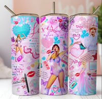 Pink Taylor Swift 20oz tumbler