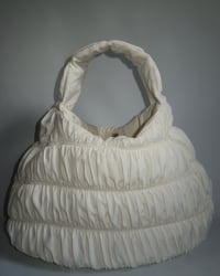 Image 1 of  Pearl Puffer Bag in Cream (Pre-order)