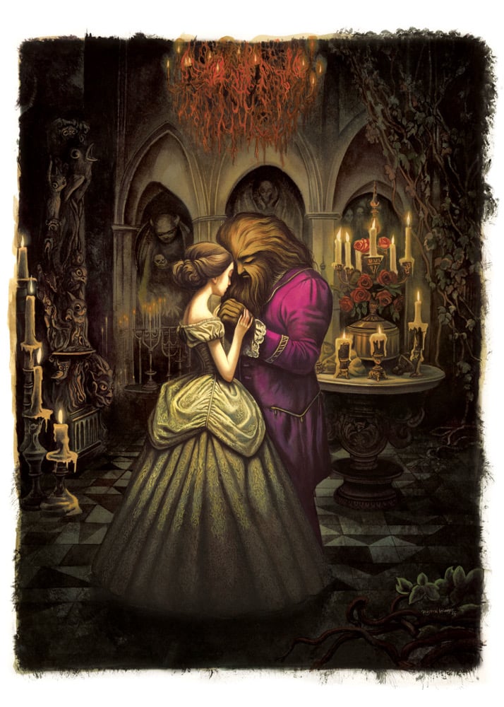 Image of La Belle et la Bête - Edition Art Embellished