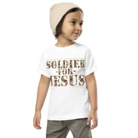 Image 7 of Soldier For Jesus Dark Toddler Short Sleeve Tee