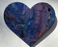 Image 1 of Art Heart Plaque 11