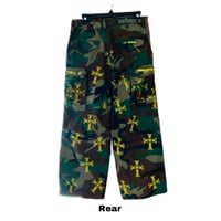 Image 2 of Adjustable Military All Over Print Pants 