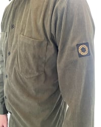 Image 5 of Tinsley Cord overshirt in Olive 