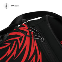 Image 5 of BOSSFITTED Red and Black AOP Duffle bag