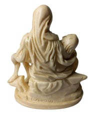 Image 8 of Vtg Religious Figurines, Three Graces, Michelangelo Pieta, A Santini Sculptures