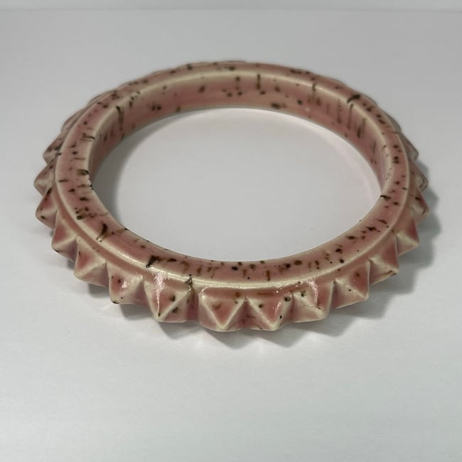 Chocolate Strawberry Studded Bracelet - 8 in Inner Diameter