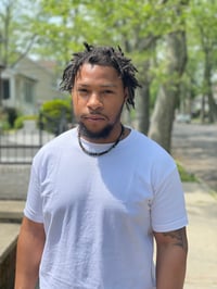 Image 2 of Retro Men Tiger Eye Obsidian Beaded Necklace