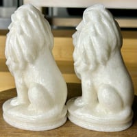 Image 4 of White Jade Lions ($30)