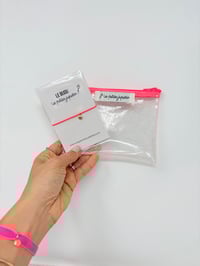 Image 3 of Ensemble Bracelet ENFANT et Pochette transparente pailletée 