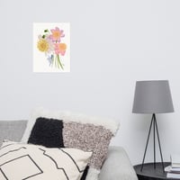 Image 6 of Anemone Dahlias- Poster Print