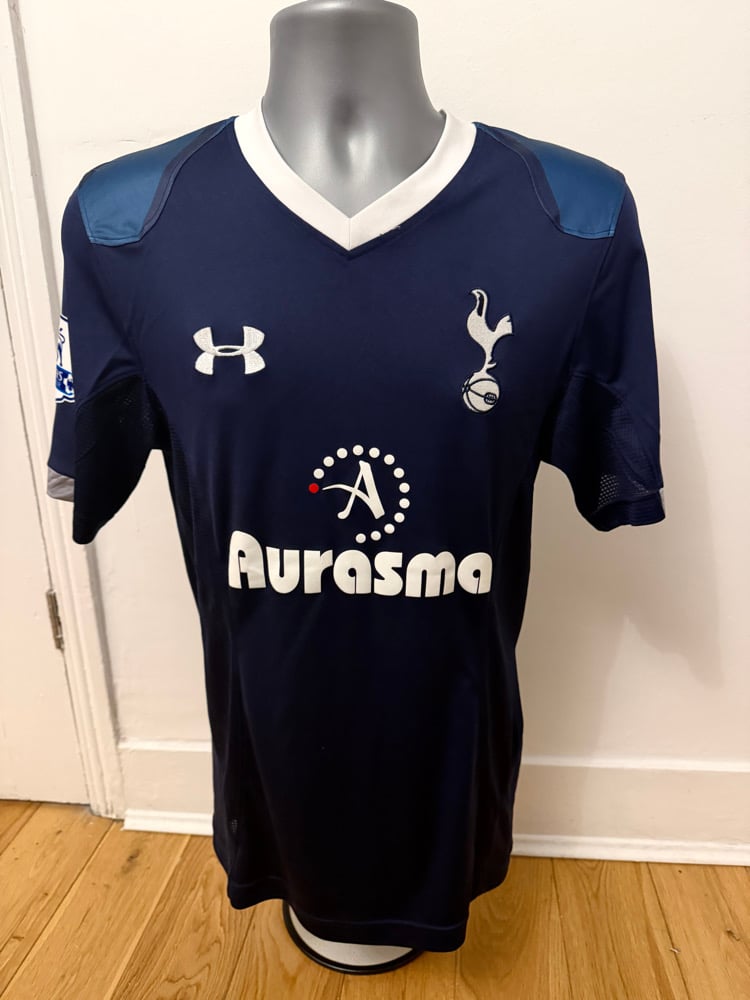 Image of Tottenham Hotspur “BALE 11” 2012/13 Away Shirt + PL patches (S)