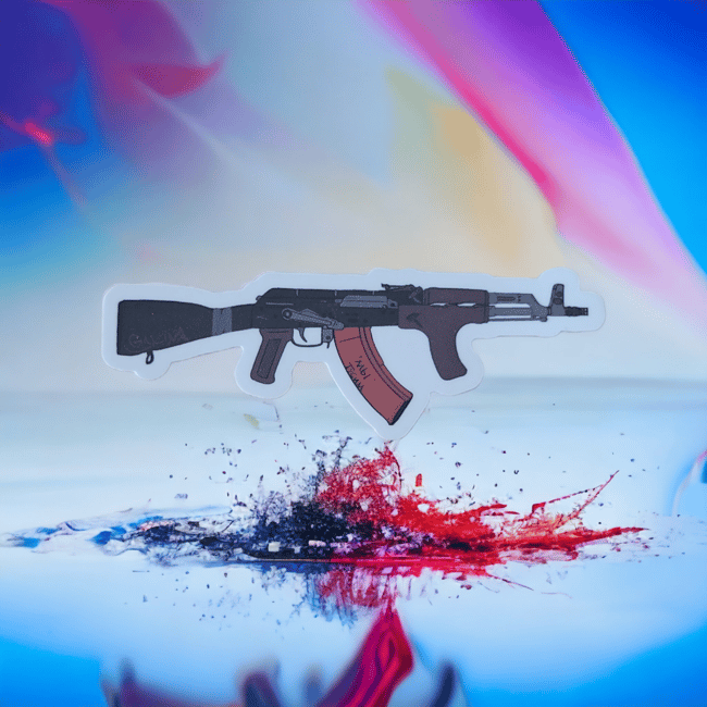 313. AK47 Sticker
