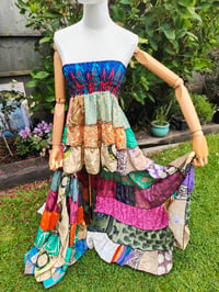 Image 7 of Patchwork multi colour mini dress / skirt 