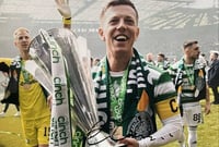 Signed Callum McGregor 12x8 Trophy Picture