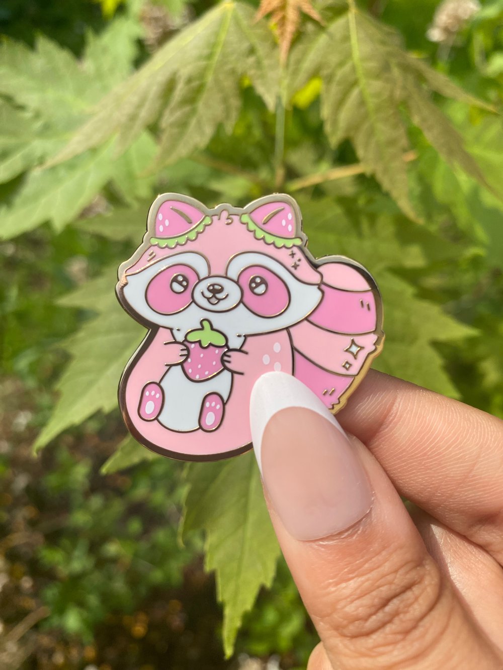 Raccoon Enamel Pins