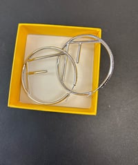 Image 2 of FF Hoop Earrings