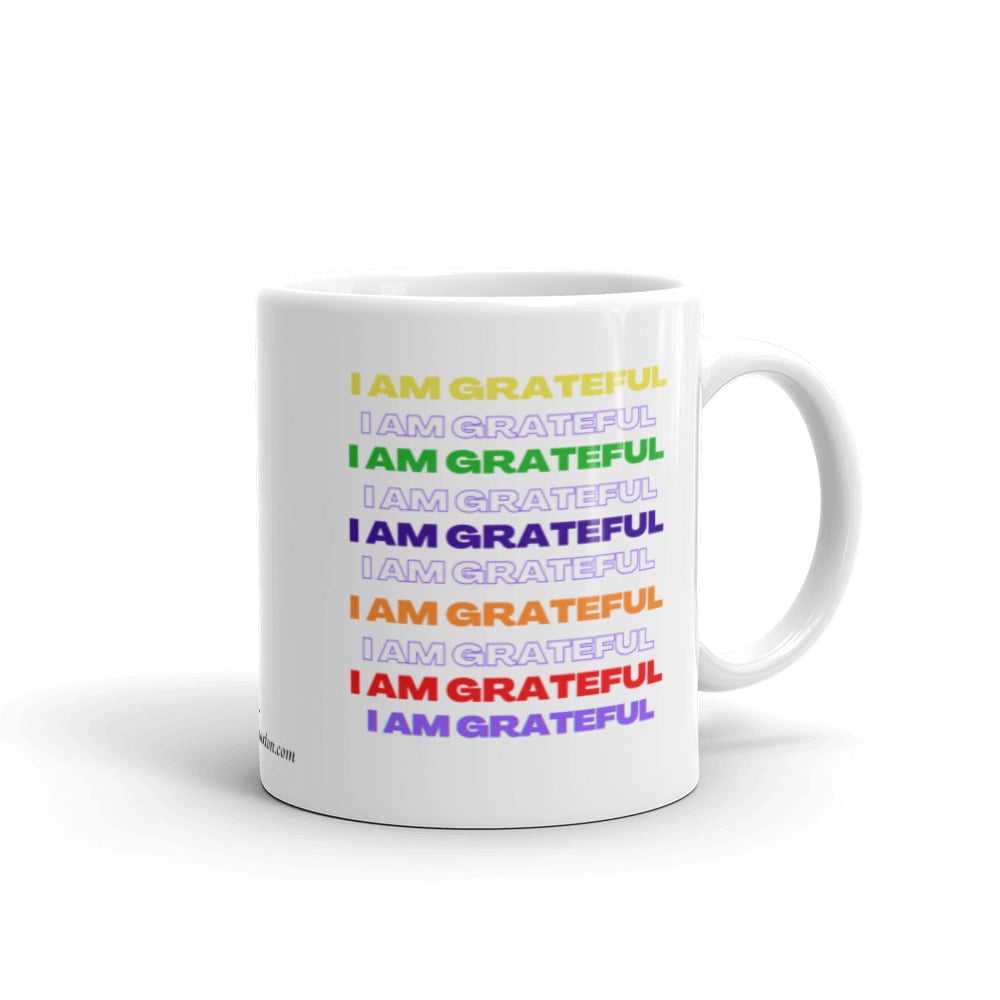 Image of I AM GRATEFUL Mantra Mug