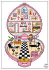 Polly Pocket studio print 