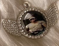 Image 2 of Personalize customize dog pendant with free healing stone while supplies last 