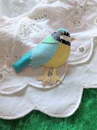 Image 1 of Bluetit Brooch