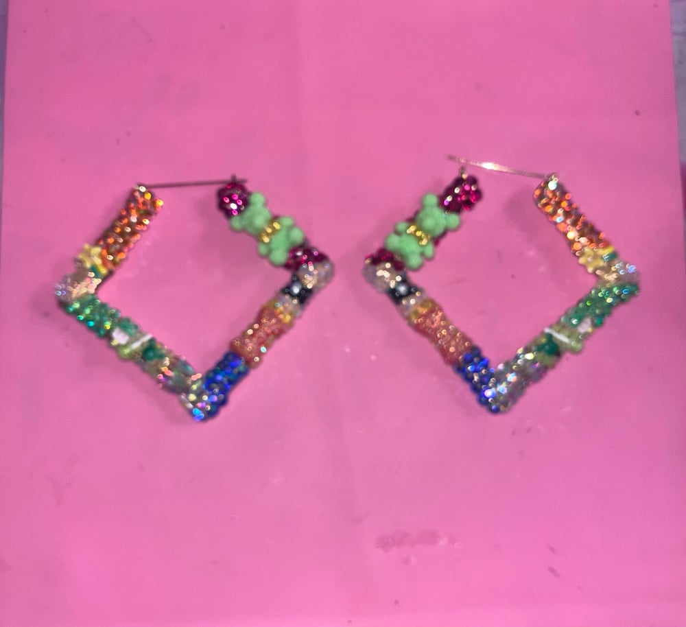 Image of Junk charm earrings 