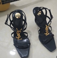 Image 1 of MIDNIGHT GOLD SANDALS