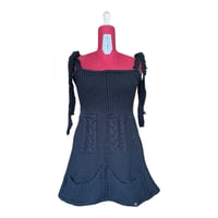 Image 1 of black winter dress 