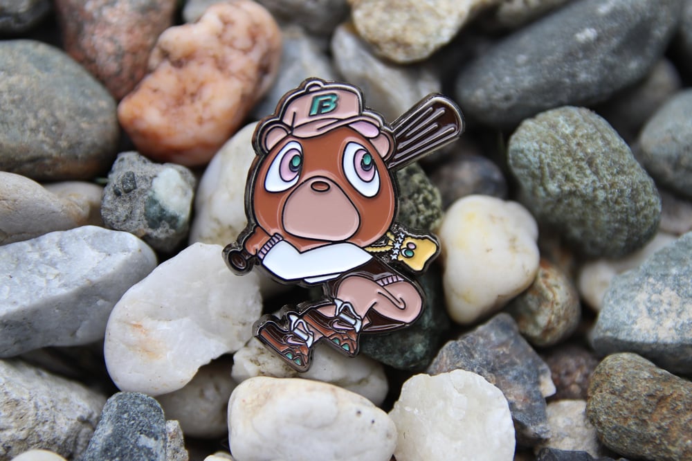 Image of Beary Pin - Spumoni Sand