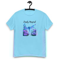 Image 8 of Unisex classic tee, Simply Magical Dragonfly & Wildflower Tee