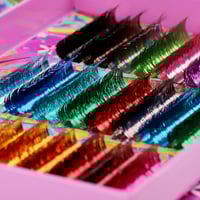 Image 3 of NEW! Lisa Frank Tinsel Lashes! 😍🎨