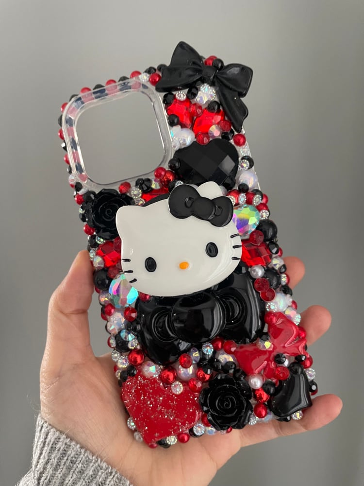 bling kawaii kitty phonecase PM2