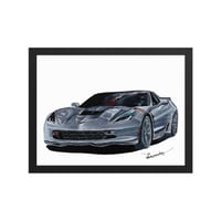 Image 3 of 'Black Framed' Corvette 