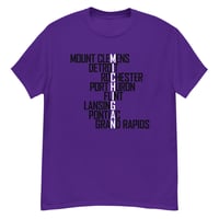 Image 4 of Michigan Cities Tee (5 colors)