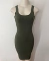 Olive Green Tank Dress