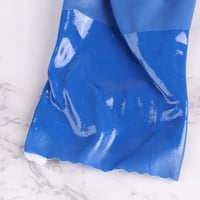 Image 7 of Oil & Acid Resistant Blue Lining Industrial Safety Gloves